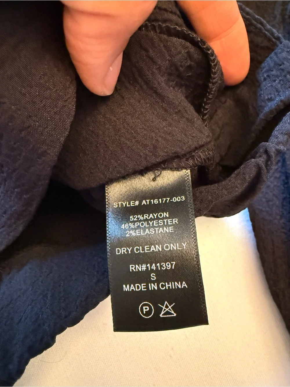 NWT! ASTR Black Textured Long-Sleeve Crop Top - Picture 4 of 6